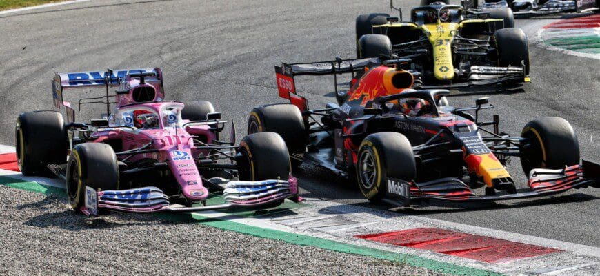 Max Verstappen e Sergio Perez - GP da Itália F1 2020