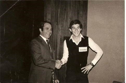 Matheus Schnaider e Ayrton Senna