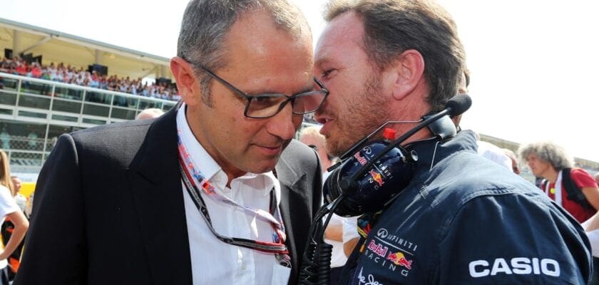 Stefano Domenicali e Christian Horner