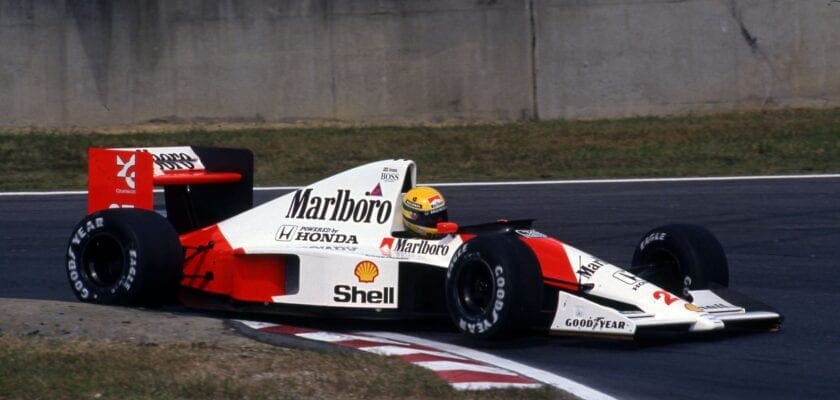 Ayrton Senna (McLaren) Suzuka 1990