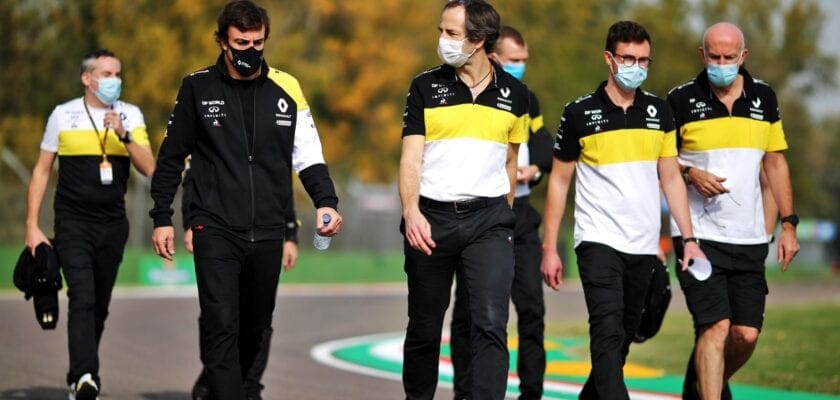 Fernando Alonso (Renault) GP da Emília-Romanha, Imola, F1 2020