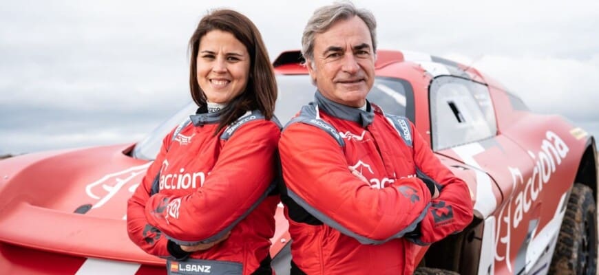 Carlos Sainz e Laia Sanz