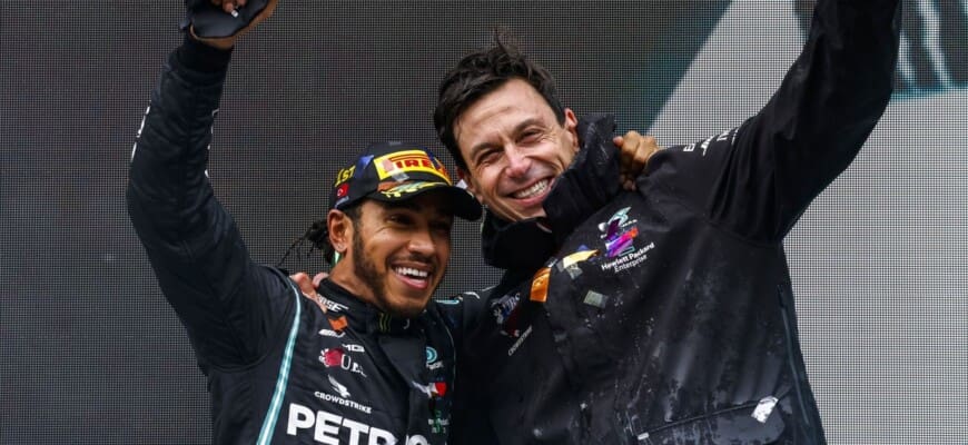 Hamilton e Wolff - Mercedes - GP da Turquia F1 2020