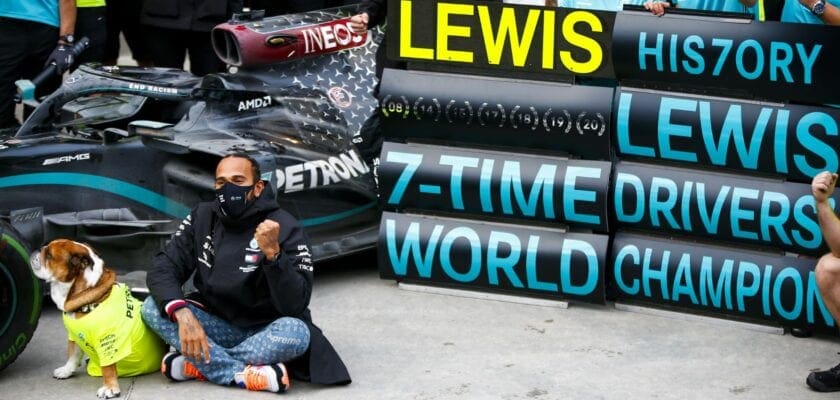 Lewis Hamilton (Mercedes) GP da Turquia F1 2020 - Campeão