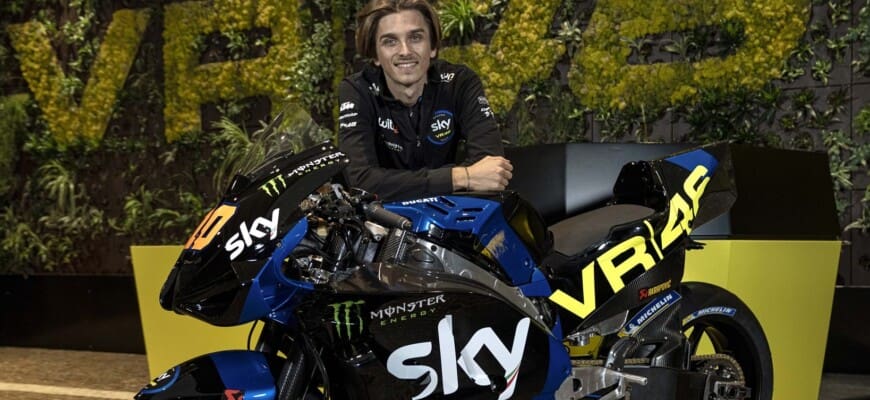 Luca Marini revela pintura