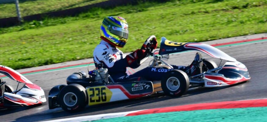 Kart: Miguel Costa impressiona em testes com a Sauber Karting Team na Itália