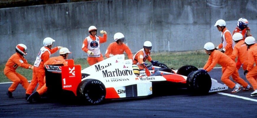 Ayrton Senna e Alain Prost