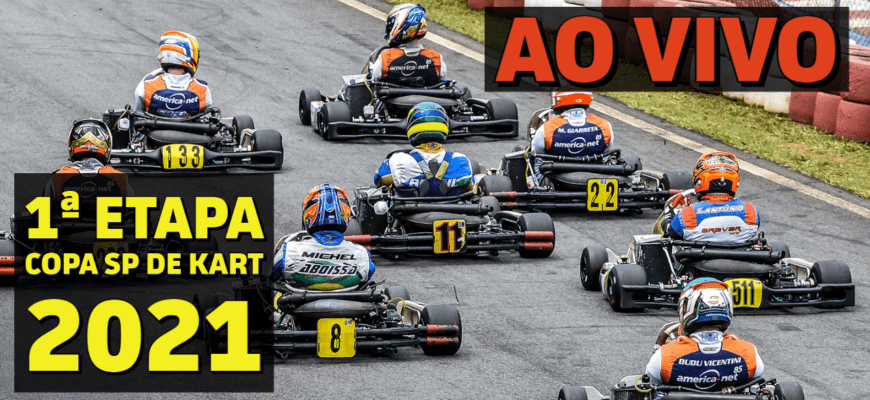 Ao vivo: acompanhe a 1ª etapa da Copa São Paulo de Kart 2021