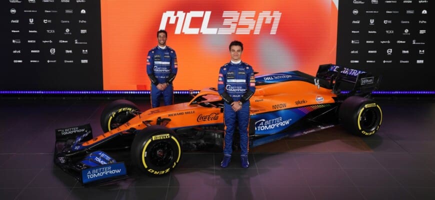 Confira as fotos do MCL35M, o carro da McLaren para a F1 2021