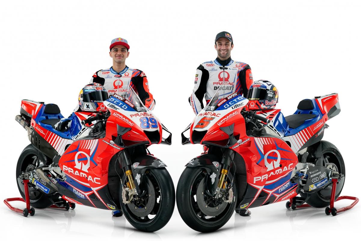 Jorge Martin e Johann Zarco - Apresentação Pramac Ducati MotoGP 2021