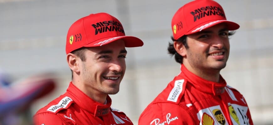 Charles Leclerc e Carlos Sainz (Ferrari)