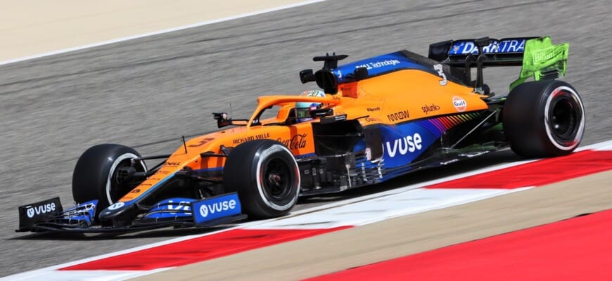 McLaren teve dia produtivo no primeiro teste da F1 em 2021