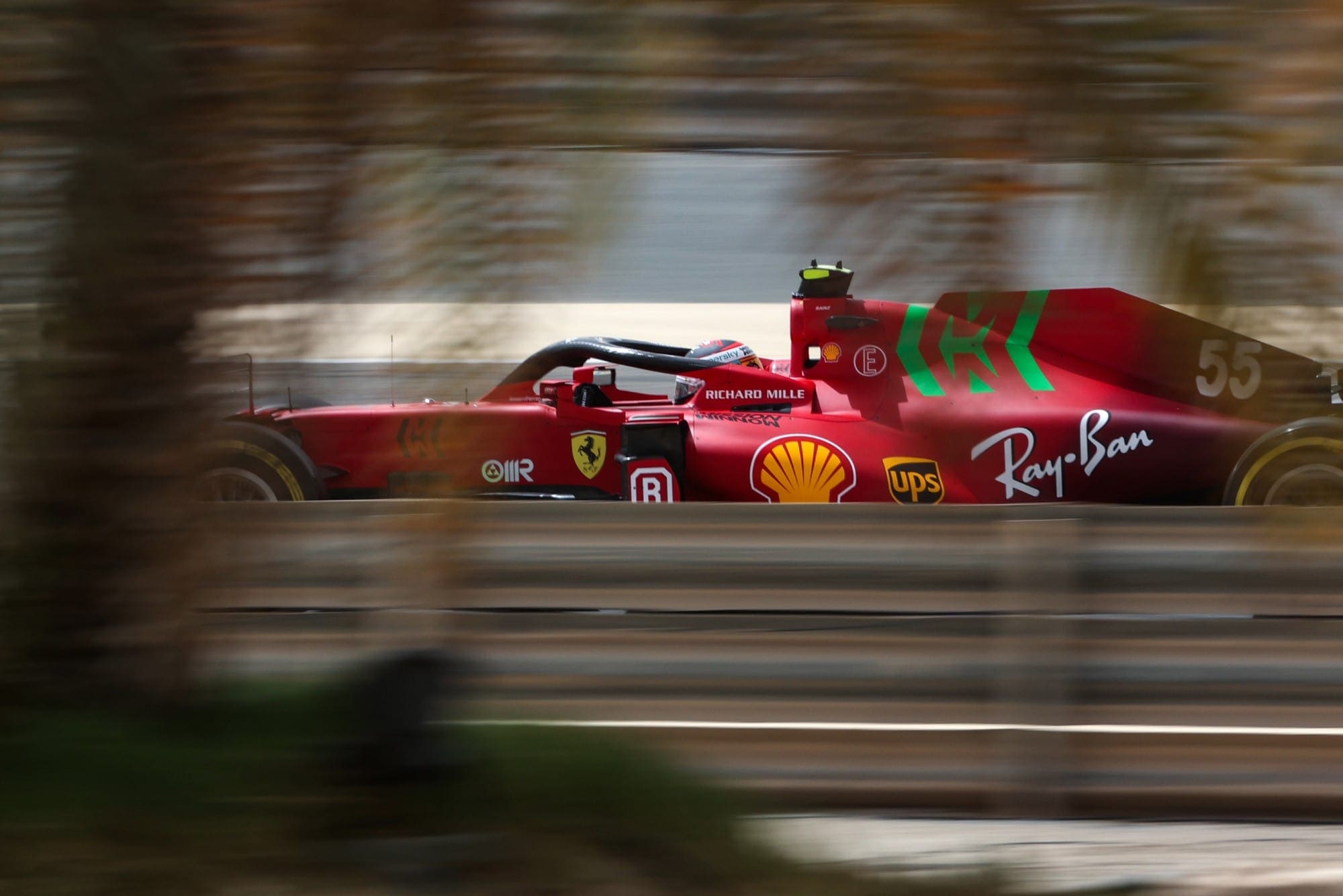 Carlos Sainz (Ferrari) Bahrein F1 2021