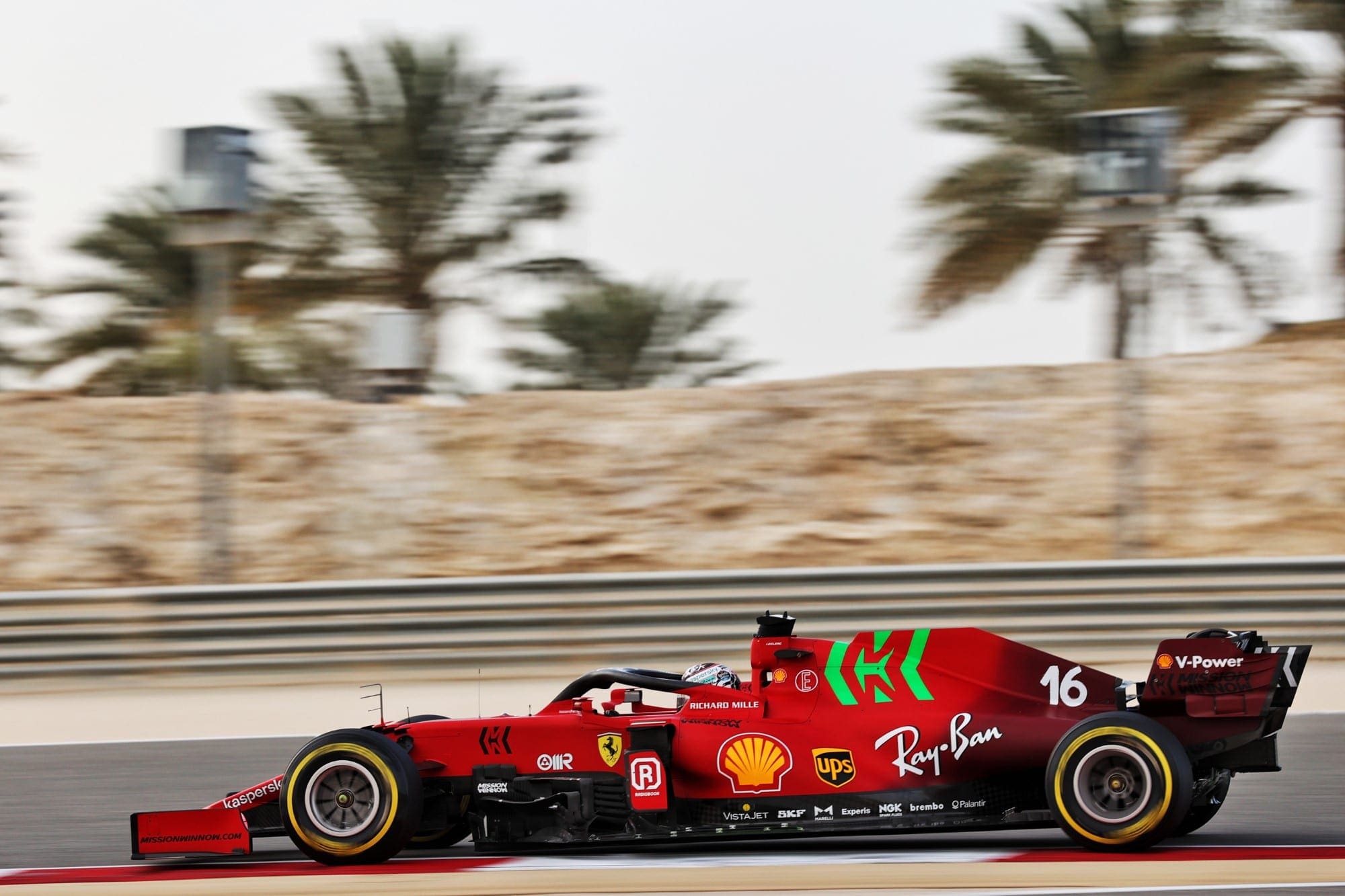 Charles Leclerc (Ferrari) F1 2021 Bahrein