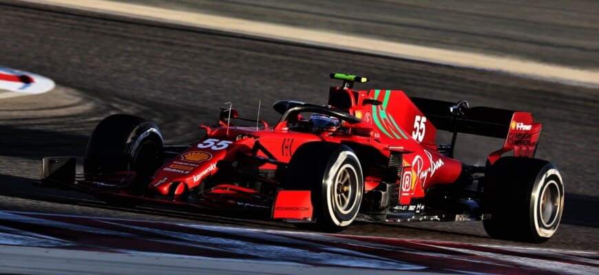 Carlos Sainz (Ferrari) F1 2021 Bahrein