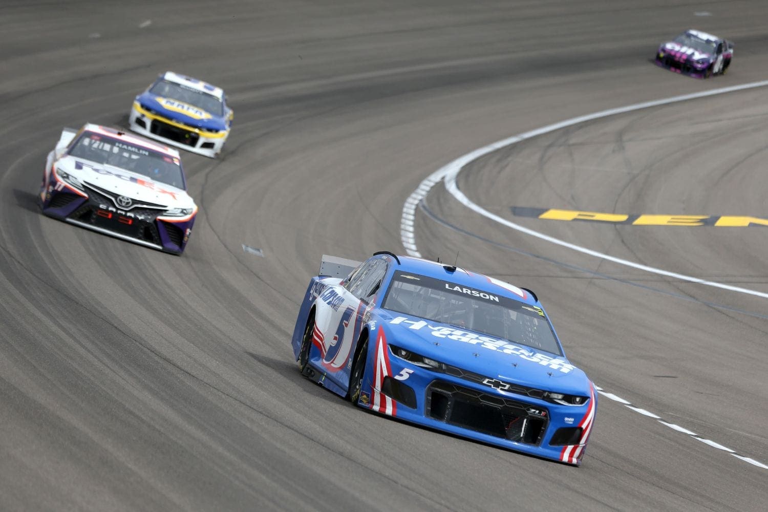Kyle Larson domina e vence etapa de Las Vegas da Nascar Notícia de NASCAR