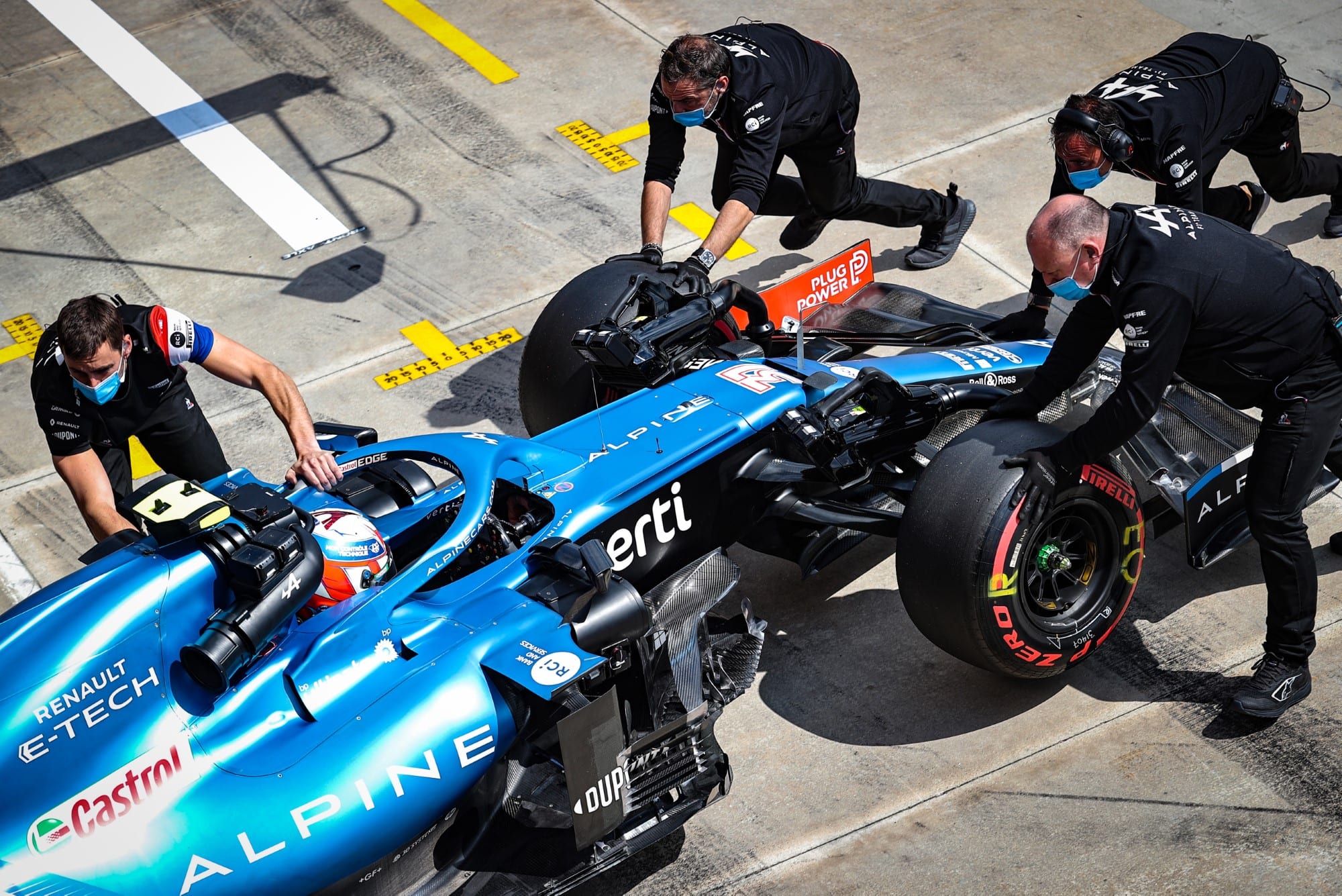 Esteban Ocon (Alpine) GP da Emília-Romanha, F1 2021, Ímola