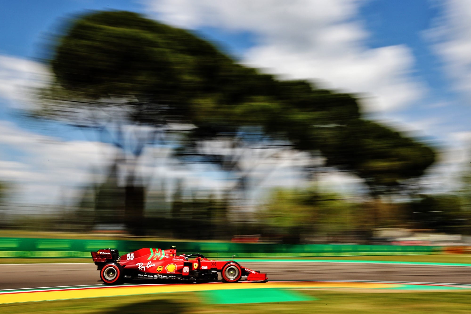 Carlos Sainz (Ferrari) GP da Emília-Romanha, F1 2021, Ímola