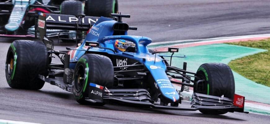 Fernando Alonso (Alpine) GP da Emília-Romanha F1 2021 - Ímola