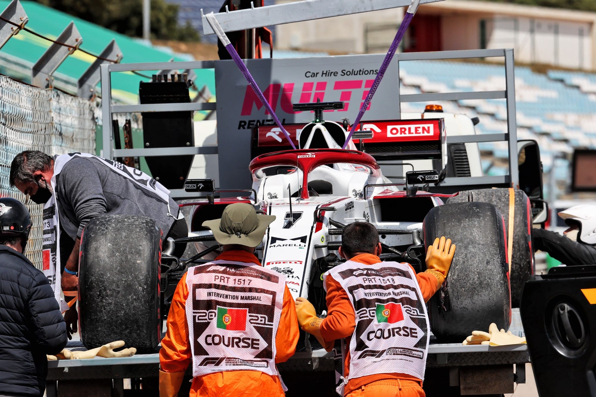 Kimi Raikkonen - Alfa Romeo - Acidente - GP de Portugal F1 2021