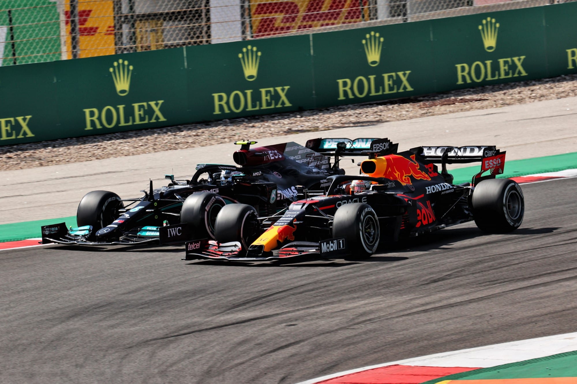 Max Verstappen e Valtteri Bottas - GP de Portugal F1 2021