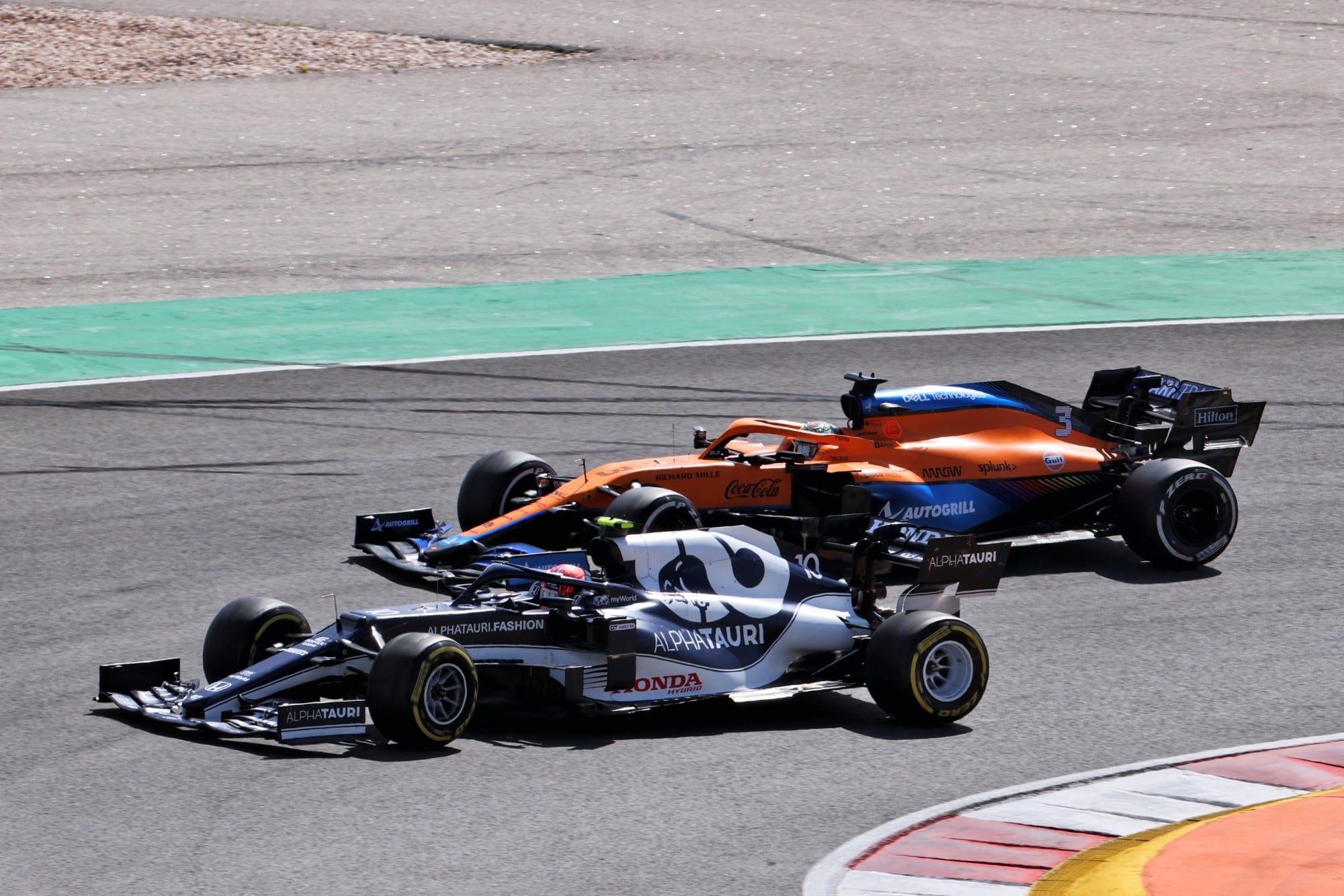 Pierre Gasly e Daniel Ricciardo - GP de Portugal F1 2021