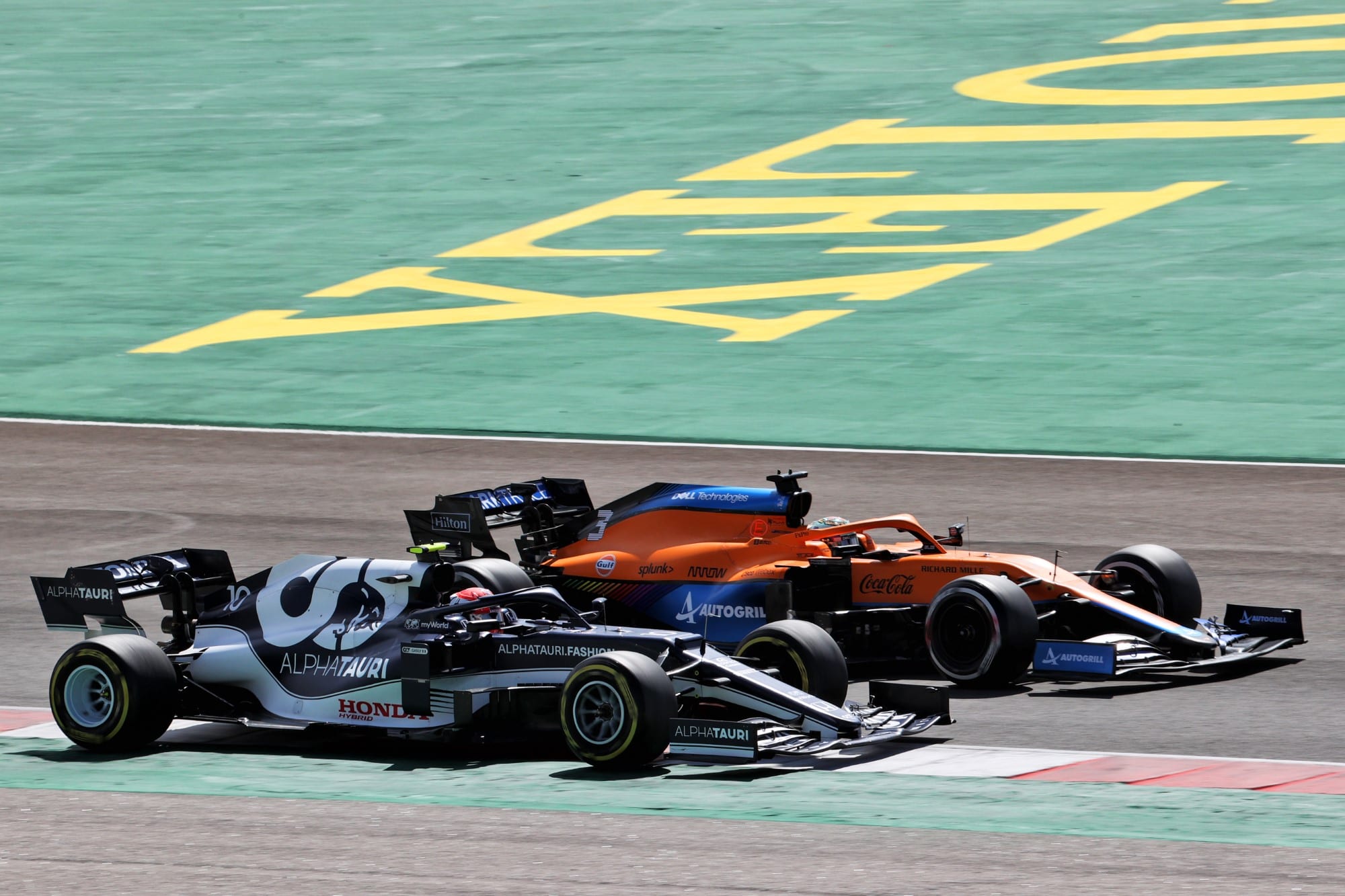 Pierre Gasly e Daniel Ricciardo - GP de Portugal F1 2021