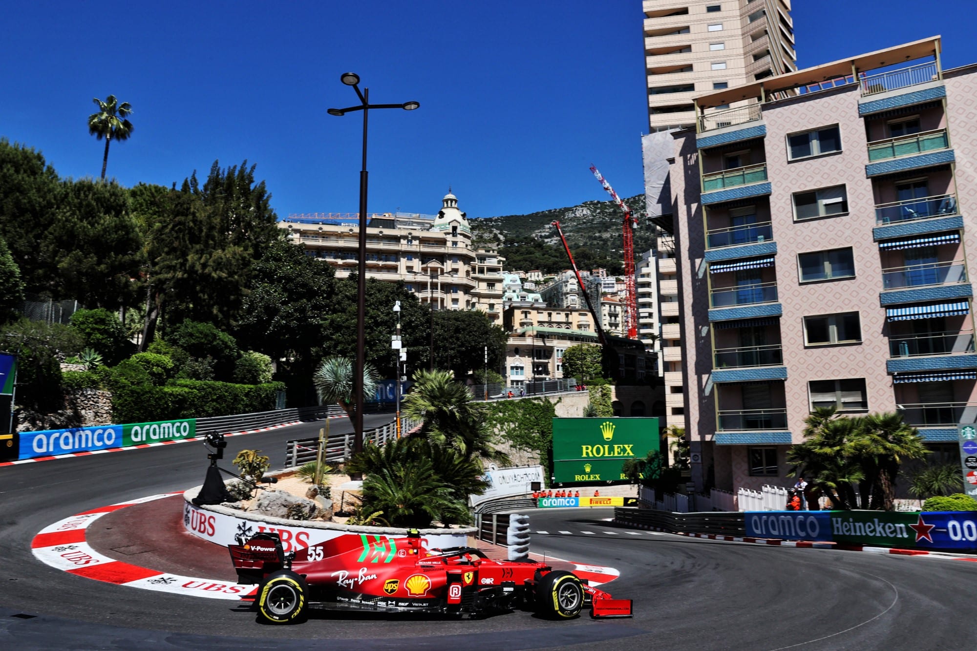 Carlos Sainz Jr (Ferrari) GP de Mônaco F1 2021