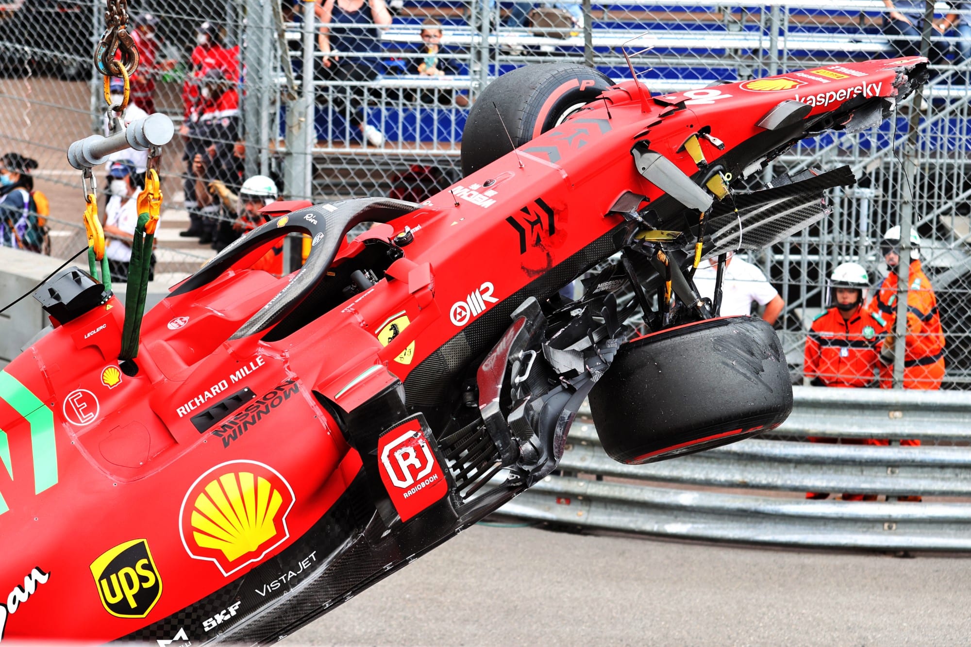 Charles Leclerc/ Acidente (Ferrari) GP de Mônaco F1 2021