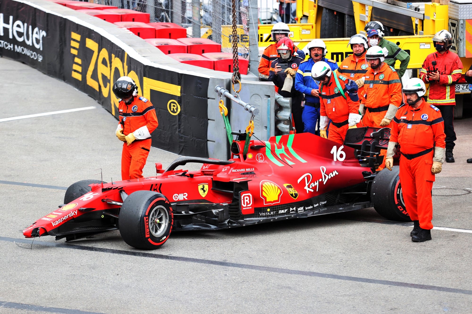 Charles Leclerc/ Acidente (Ferrari) GP de Mônaco F1 2021