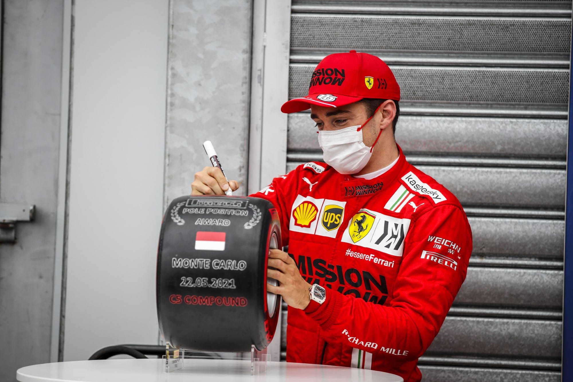 Charles Leclerc/ Pole (Ferrari) GP de Mônaco F1 2021