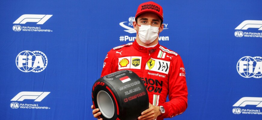 Charles Leclerc/ Pole (Ferrari) GP de Mônaco F1 2021