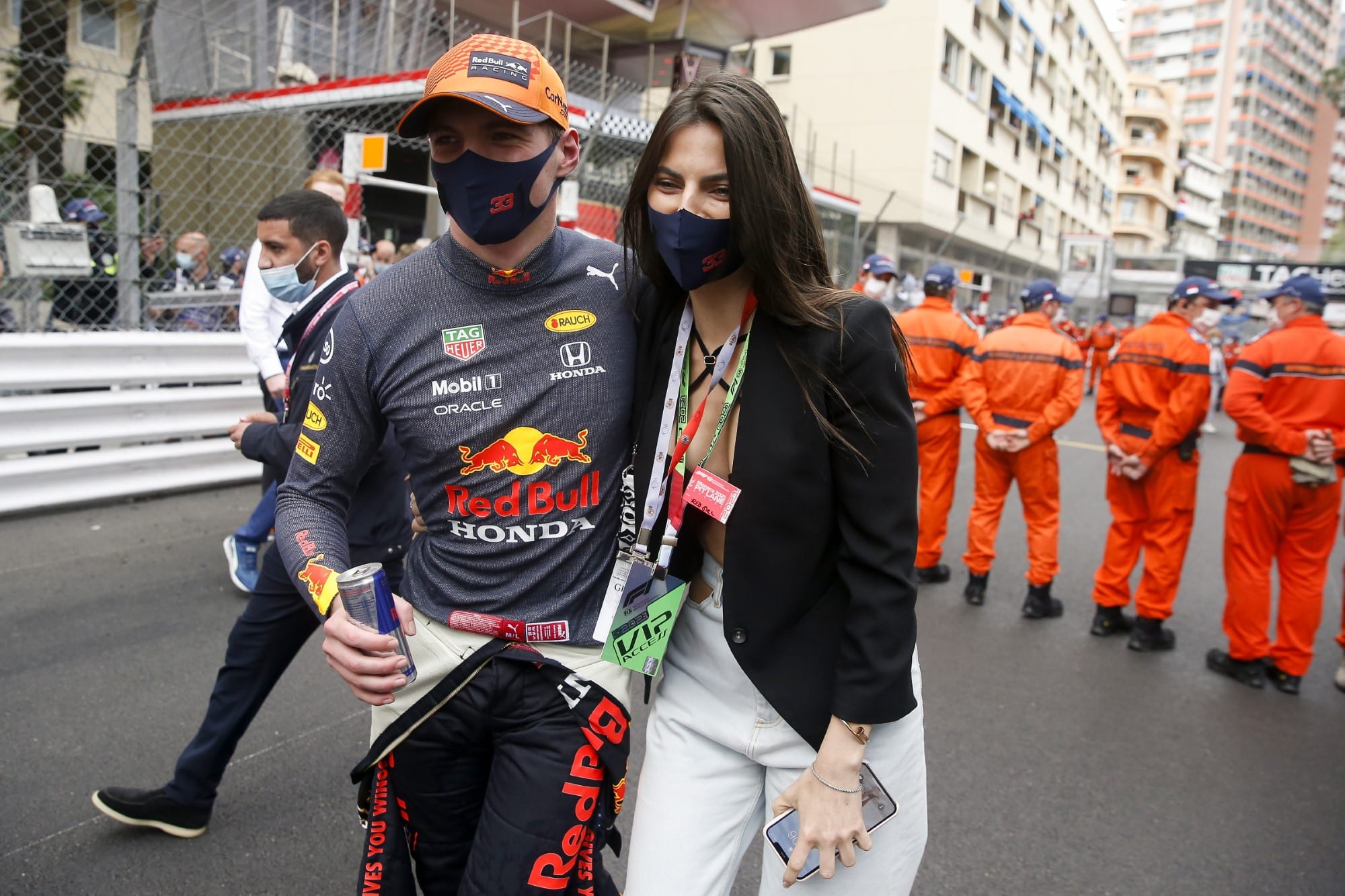 Max Verstappen e Kelly Piquet - GP de Mônaco 2021 de F1