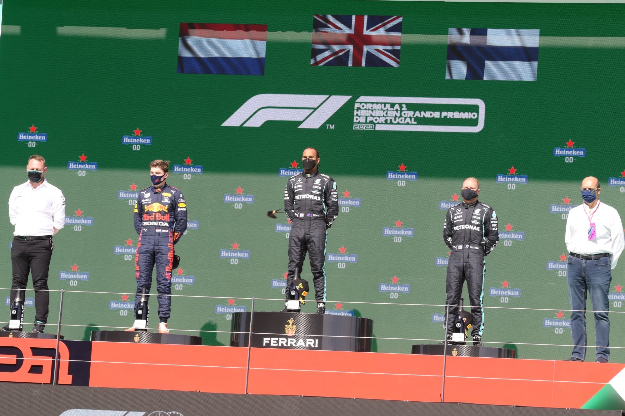 Pódio - GP de Portugal F1 2021