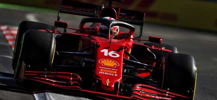 Charles Leclerc (Ferrari) GP do Azerbaijão de F1