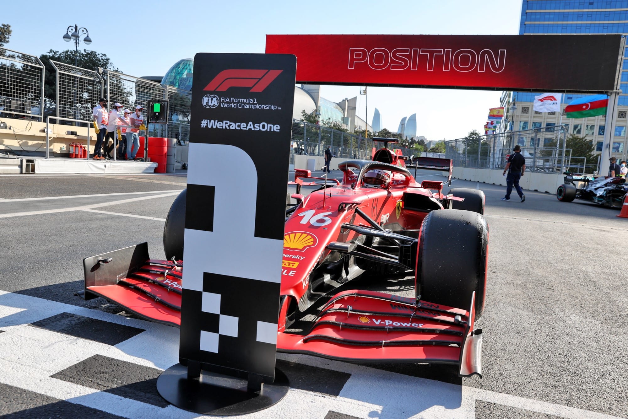 Charles Leclerc (Ferrari) GP do Azerbaijão de F1