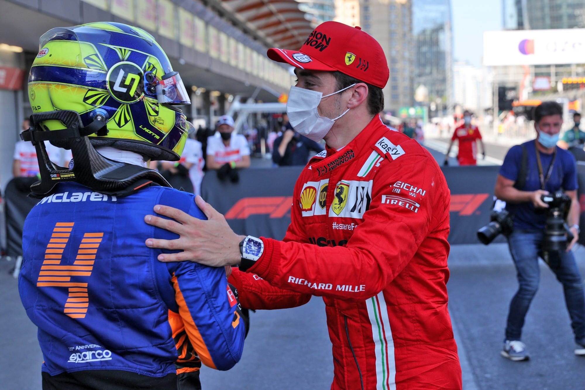 Charles Leclerc (Ferrari) GP do Azerbaijão de F1