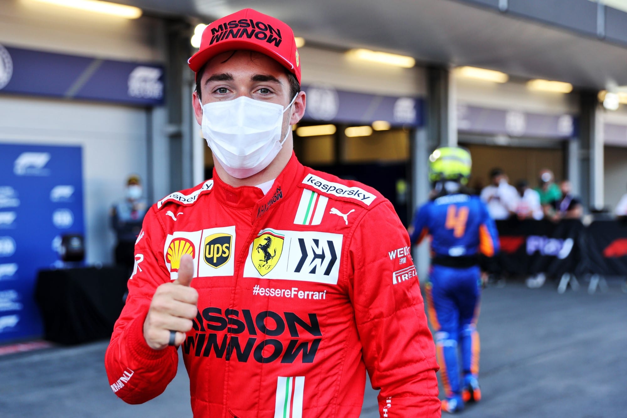 Charles Leclerc (Ferrari) GP do Azerbaijão de F1