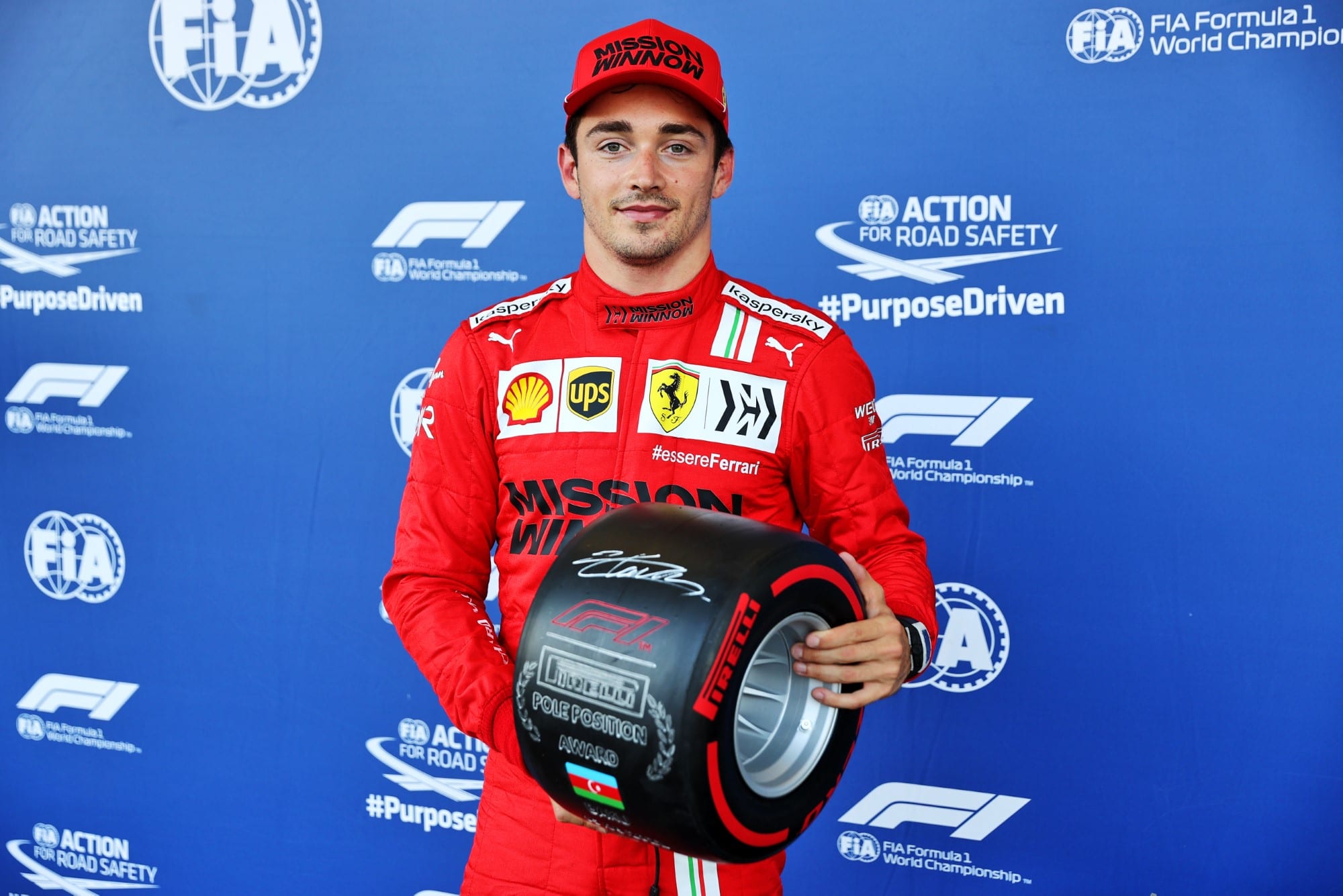 Charles Leclerc (Ferrari) GP do Azerbaijão de F1