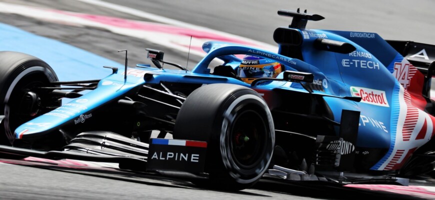 Fernando Alonso (Alpine) GP da França F1 2021