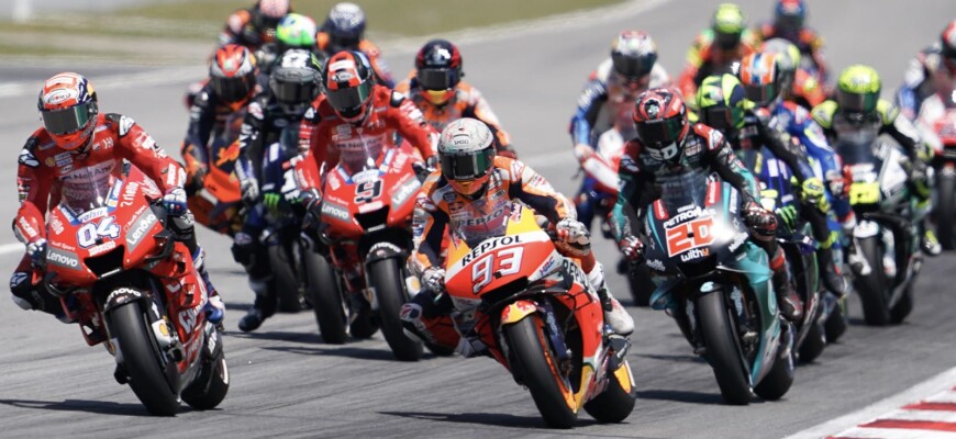 Largada MotoGP Catalunha 2019