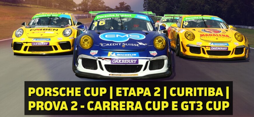 Ao vivo: assista à segunda prova da 2ª etapa da Porsche Cup 2021