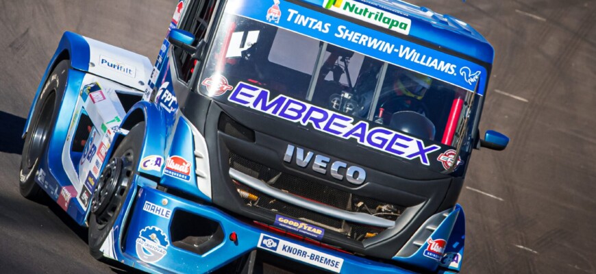 Felipe Giaffone leva Iveco Usual Racing ao terceiro pódio em Cascavel na Copa Truck