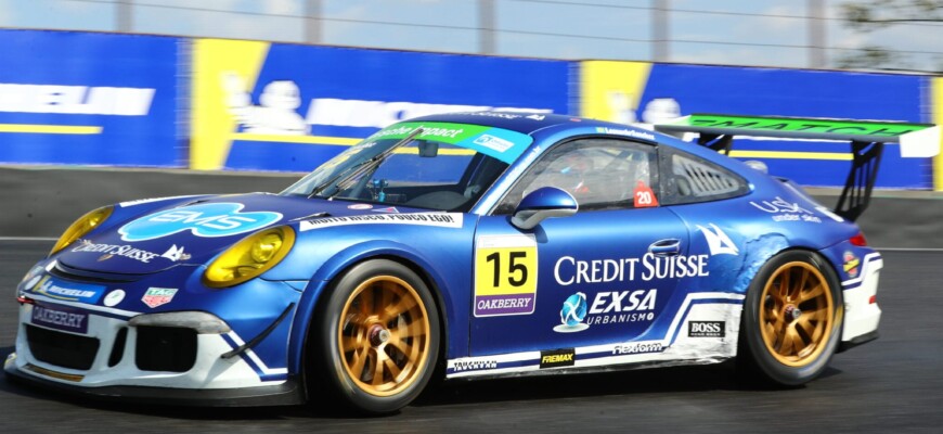 Porsche Cup: Leonardo Sanchez é terceiro no geral e vence na GT3 Sport em Interlagos