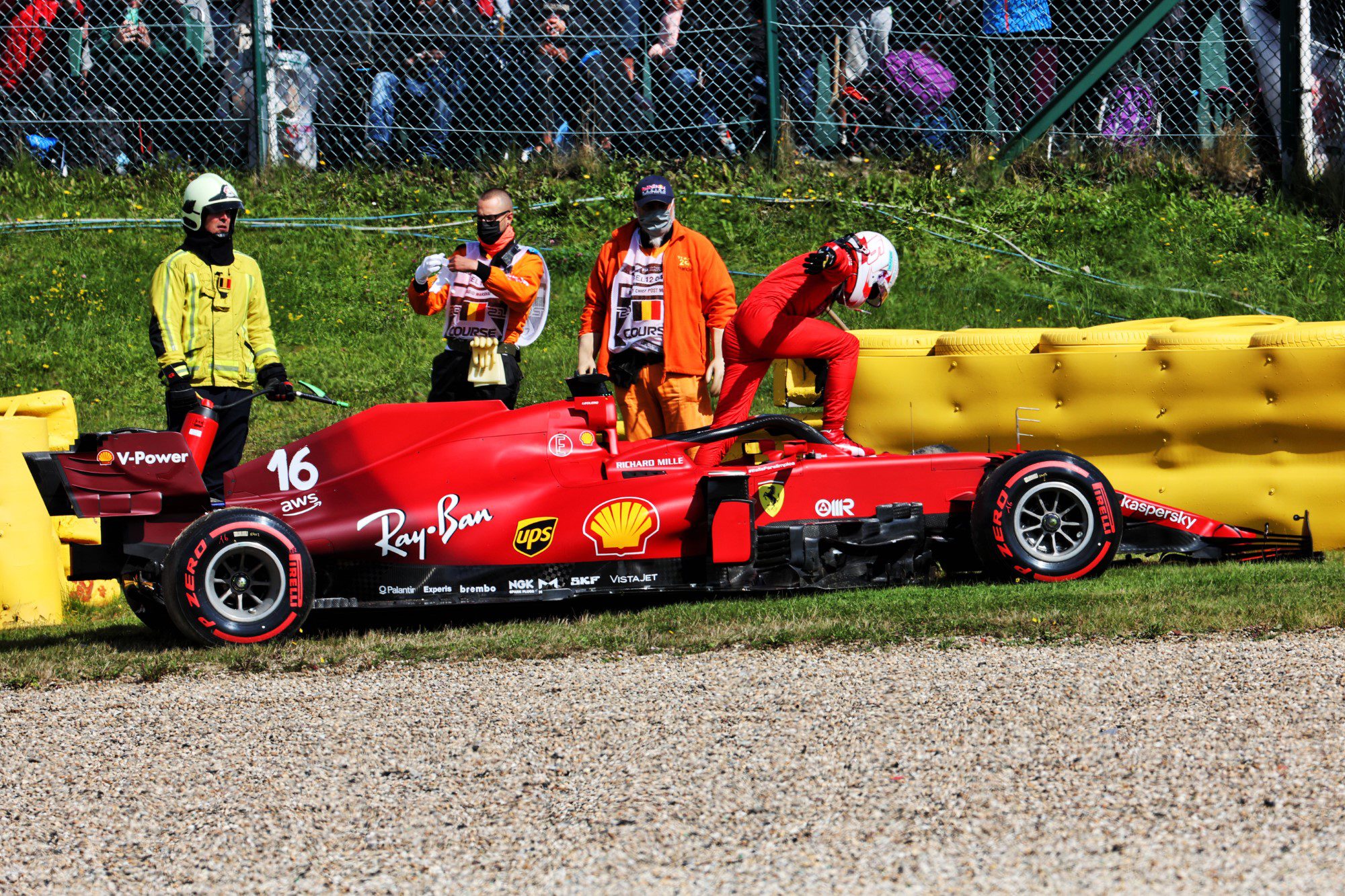 Charles Leclerc (Ferrari) GP da Bélgica F1 2021