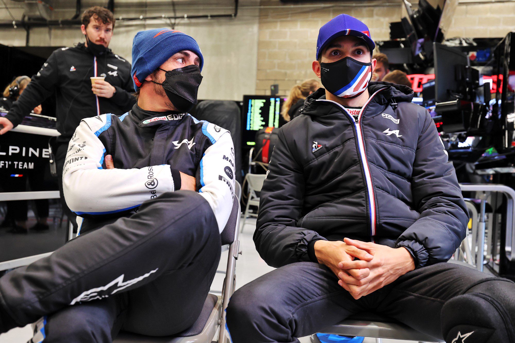 Fernando Alonso e Esteban Ocon (Alpine) GP da Bélgica F1 2021