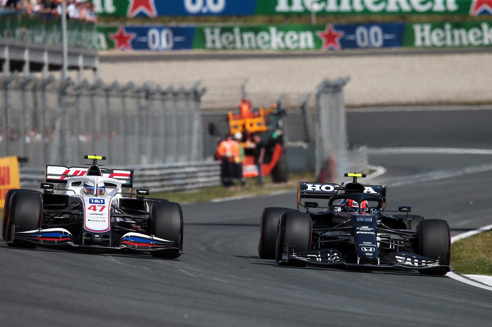 Mick Schumacher e Pierre Gasly, GP da Holanda, Fórmula 1 2021