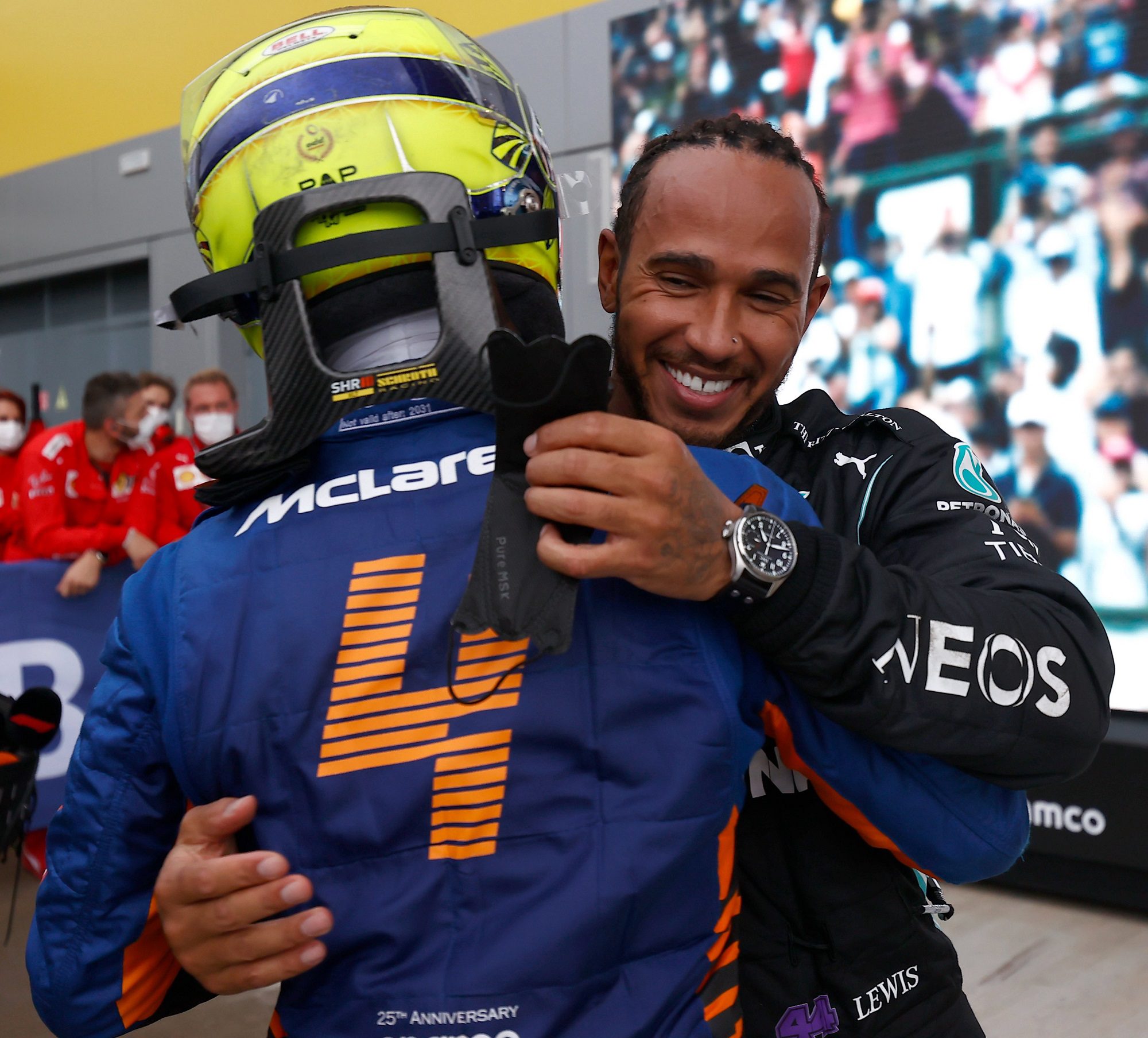 F1: “É bem legal aproximar o relacionamento com Hamilton”, afirmou Norris