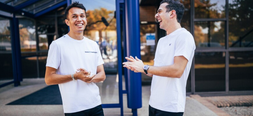 Alexander Albon e Nicholas Latifi, a dupla da Williams para 2022