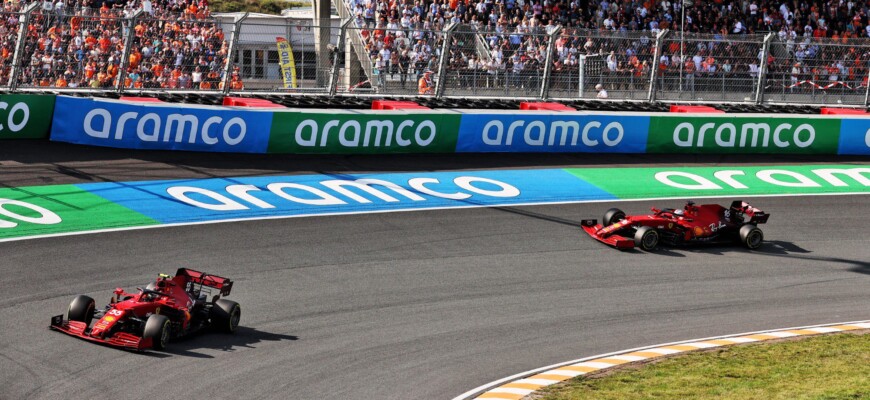 Carlos Sainz e Charles Leclerc, GP da Holanda, Fórmula 1 2021